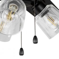 52 in. Sederio Indoor Matte Black LED Ceiling Fan with Light Kit by Home Decorators Collection -Outlet Home Decorators Collection Store matte black home decorators collection ceiling fans with lights 56046 d4 1000