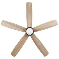 Driskol 60 in. White Color Changing Integrated LED Matte Black Smart Hubspace Ceiling Fan with Light and Remote Control by Home Decorators Collection -Outlet Home Decorators Collection Store matte black home decorators collection ceiling fans with lights 56052 1d 1000