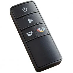 Hayden Lake 56 in. White Color Changing LED Indoor/Outdoor Matte Black Ceiling Fan with Light Kit and Remote Control by Home Decorators Collection -Outlet Home Decorators Collection Store matte black home decorators collection ceiling fans with lights 59929 fa 1000