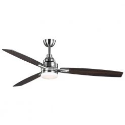 Rowan 60 in. Integrated LED Indoor Matte Black Ceiling Fan with Light Kit and Remote Control by Home Decorators Collection -Outlet Home Decorators Collection Store matte black home decorators collection ceiling fans with lights 7983hdcmb c3 1000