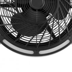 Tuilene 21 in. Integrated LED Matte Black Ceiling Fan with Light and Remote Control by Home Decorators Collection -Outlet Home Decorators Collection Store matte black home decorators collection ceiling fans with lights ak83 mbk 77 1000