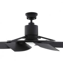 Stonemill 36 in. LED Outdoor Matte Black Ceiling Fan with Light by Home Decorators Collection -Outlet Home Decorators Collection Store matte black home decorators collection ceiling fans with lights am689 mbk a0 1000