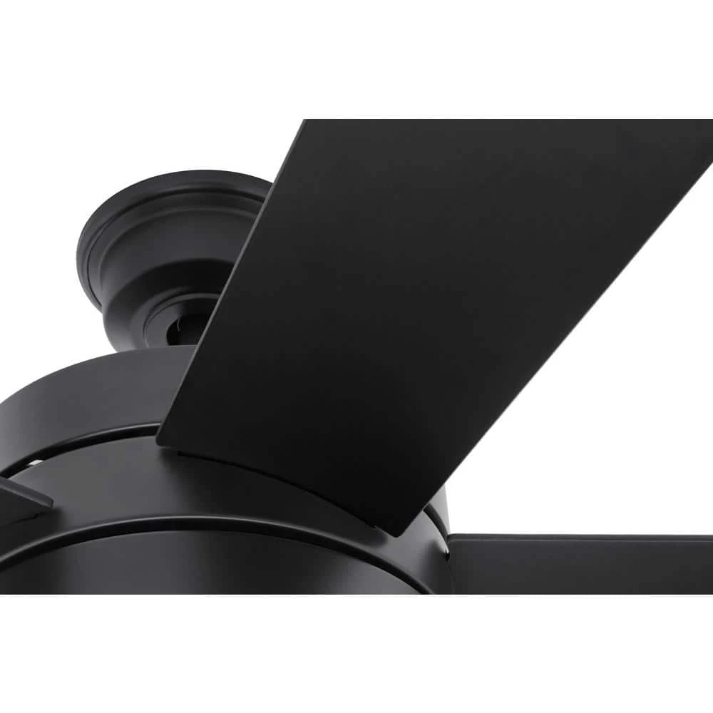 Baxtan 56 in. LED Matte Black Ceiling Fan with Light and Remote Control by Home Decorators Collection 9 Baxtan 56 in. LED Matte Black Ceiling Fan with Light and Remote Control by Home Decorators Collection - Image 7