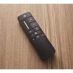 Trudeau 60 in. LED Indoor Matte Black Ceiling Fan with Light Kit and Remote Control by Home Decorators Collection -Outlet Home Decorators Collection Store matte black home decorators collection ceiling fans with lights yg545a mbk 44 1000