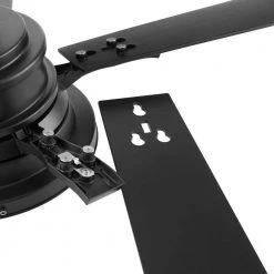 Baxley Point 54 in. Integrated LED Indoor/Outdoor Matte Black Ceiling Fan with Light by Home Decorators Collection -Outlet Home Decorators Collection Store matte black home decorators collection ceiling fans with lights yg786 mbk 40 1000