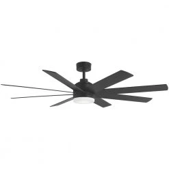 Celene 62 in. LED Indoor/Outdoor Matte Black Ceiling Fan with Light and Remote Control with Color Changing Technology by Home Decorators Collection -Outlet Home Decorators Collection Store matte black home decorators collection ceiling fans with lights yg908a mbk c3 1000