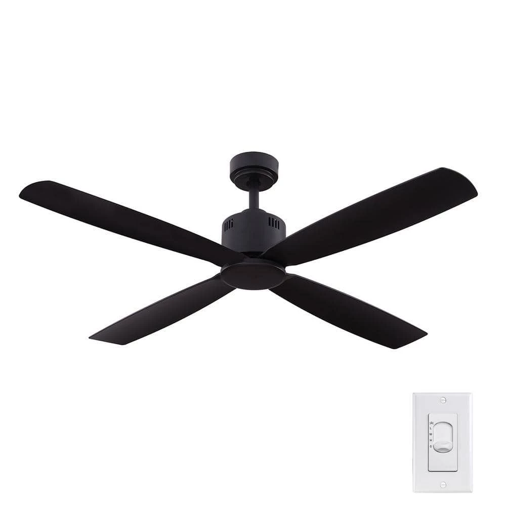 Kitteridge 52 in. Indoor Matte Black Ceiling Fan by Home Decorators Collection 3 Kitteridge 52 in. Indoor Matte Black Ceiling Fan by Home Decorators Collection