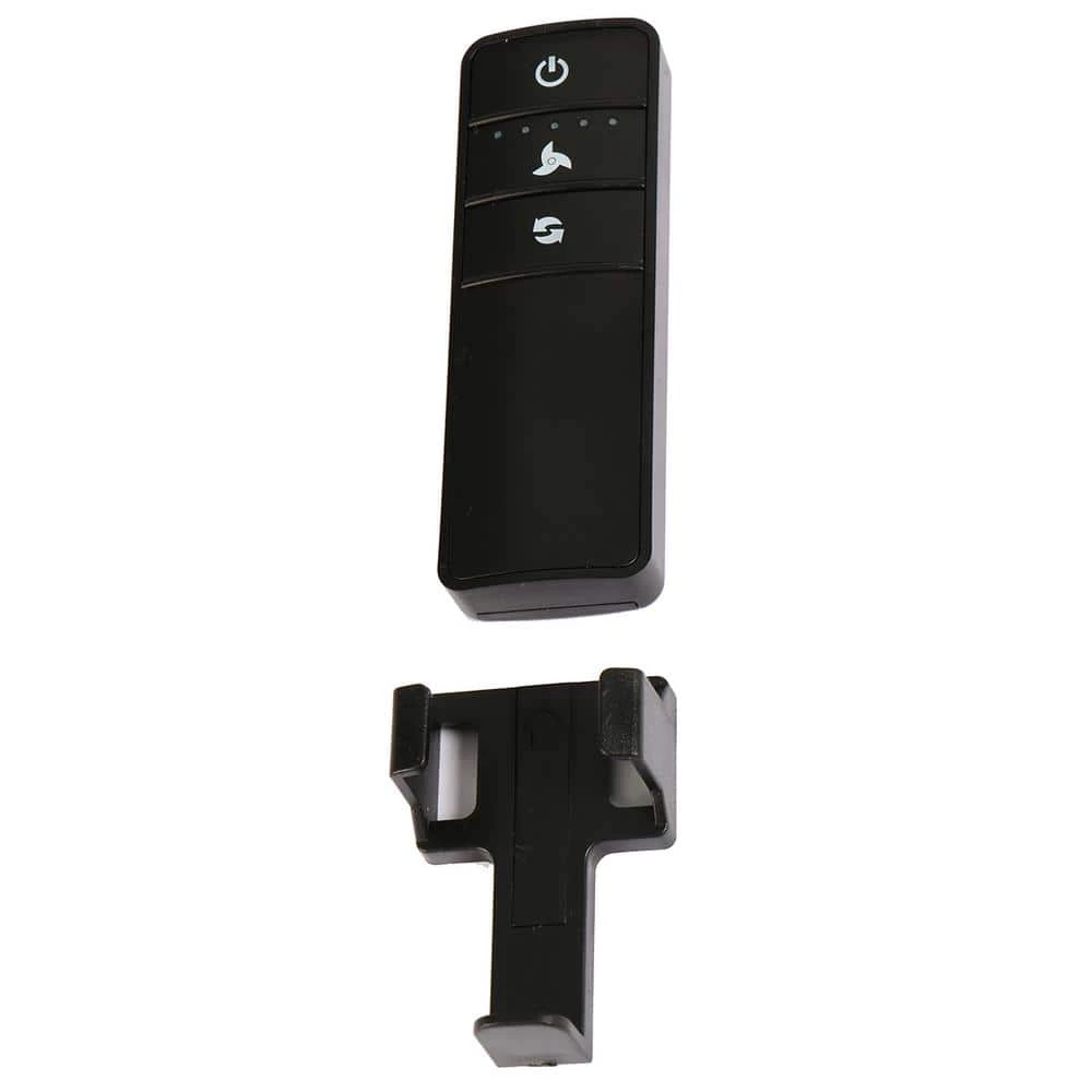 60 in. Winderige Indoor Matte Black Ceiling Fan with Remote Control and Downrod Included by Home Decorators Collection 5 60 in. Winderige Indoor Matte Black Ceiling Fan with Remote Control and Downrod Included by Home Decorators Collection - Image 3