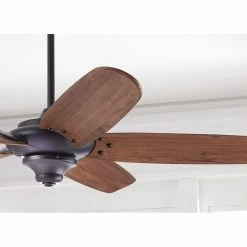 Altura 68 in. Matte Black Ceiling Fan with Downrod, Remote Control and Reversible DC Motor; Light Kit Compatible by Home Decorators Collection -Outlet Home Decorators Collection Store matte black home decorators collection ceiling fans without lights 99981 40 1000