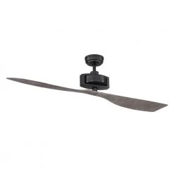 Alderbrook 60 in. Indoor Matte Black Ceiling fan with Remote Control by Home Decorators Collection