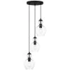 Bakerston 3-Light Matte Black Pendant with Clear Glass Shades by Home Decorators Collection 2 Bakerston 3-Light Matte Black Pendant with Clear Glass Shades by Home Decorators Collection -Outlet Home Decorators Collection Store matte black home decorators collection chandeliers hd19565p3 64 1000