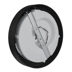 Calloway 11 in. Matte Black Integrated LED 5CCT Flush Mount by Home Decorators Collection -Outlet Home Decorators Collection Store matte black home decorators collection flush mount lights jxm3001l mb 1d 1000