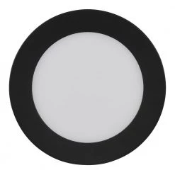 Calloway 11 in. Matte Black Integrated LED 5CCT Flush Mount by Home Decorators Collection -Outlet Home Decorators Collection Store matte black home decorators collection flush mount lights jxm3001l mb 40 1000