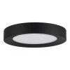 Calloway 11 in. Matte Black Integrated LED 5CCT Flush Mount by Home Decorators Collection -Outlet Home Decorators Collection Store matte black home decorators collection flush mount lights jxm3001l mb 64 1000