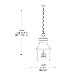 Rainbrook 2-Light Matte Black Outdoor Pendant Light with Seeded Glass by Home Decorators Collection -Outlet Home Decorators Collection Store matte black home decorators collection outdoor pendant lights 33654 77 1000