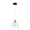 Sherman 1-Light Black Pendant with Nickel Accents by Home Decorators Collection -Outlet Home Decorators Collection Store matte black home decorators collection pendant lights hd 1850 i 64 1000