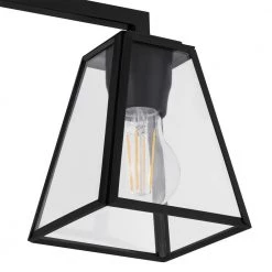 Mackenzie Place 30 in. 4-Light Matte Black Bathroom Vanity Light with Clear Glass Shades by Home Decorators Collection -Outlet Home Decorators Collection Store matte black home decorators collection vanity lighting 1030hdcmbdi 1d 1000