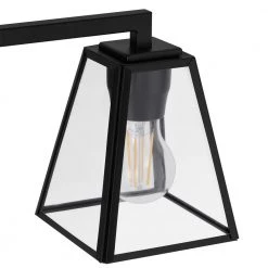 Mackenzie Place 30 in. 4-Light Matte Black Bathroom Vanity Light with Clear Glass Shades by Home Decorators Collection -Outlet Home Decorators Collection Store matte black home decorators collection vanity lighting 1030hdcmbdi a0 1000