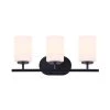 Tatum 3-Light Matte Black Vanity Light with White Opal Glass Shades by Home Decorators Collection -Outlet Home Decorators Collection Store matte black home decorators collection vanity lighting w772a03bk 64 1000