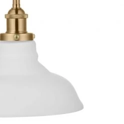 Rockwood 1-Light Gold Mini Pendant Hanging Light, Kitchen Pendant Lighting by Home Decorators Collection -Outlet Home Decorators Collection Store matte brass home decorators collection pendant lights 65189 40 1000