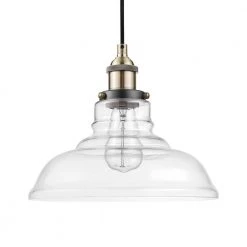 Rockwood 1-Light Gold Mini Pendant Hanging Light, Kitchen Pendant Lighting by Home Decorators Collection -Outlet Home Decorators Collection Store matte brass home decorators collection pendant lights 65189 44 1000