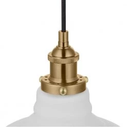 Rockwood 1-Light Gold Mini Pendant Hanging Light, Kitchen Pendant Lighting by Home Decorators Collection -Outlet Home Decorators Collection Store matte brass home decorators collection pendant lights 65189 a0 1000