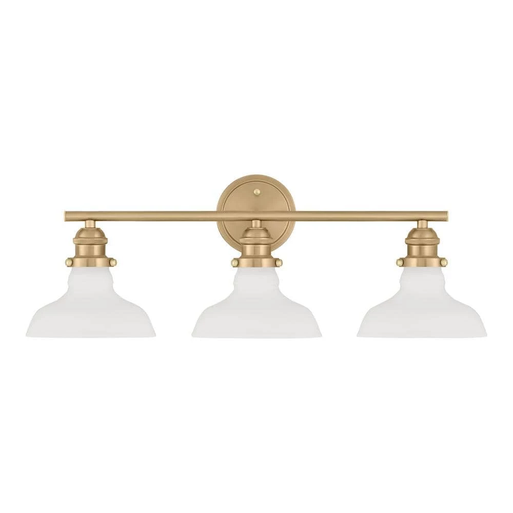 Rockwood 24 in. 3-Light Gold Bathroom Vanity Light by Home Decorators Collection 3 Rockwood 24 in. 3-Light Gold Bathroom Vanity Light by Home Decorators Collection
