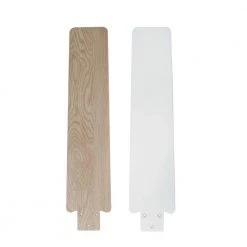 Savannah 52 in. Indoor LED Matte White Dry Rated Ceiling Fan with 4 Reversible Blades, Light Kit and Remote Control by Home Decorators Collection -Outlet Home Decorators Collection Store matte white home decorators collection ceiling fans with lights 52027 1d 1000