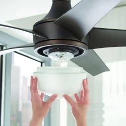 Tuxford 44 in. LED Indoor Mediterranean Bronze Ceiling Fan with Light Kit and Remote Control by Home Decorators Collection -Outlet Home Decorators Collection Store mediterranean bronze home decorators collection ceiling fans with lights 51543 1d 1000