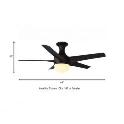 Tuxford 44 in. LED Indoor Mediterranean Bronze Ceiling Fan with Light Kit and Remote Control by Home Decorators Collection -Outlet Home Decorators Collection Store mediterranean bronze home decorators collection ceiling fans with lights 51543 a0 1000