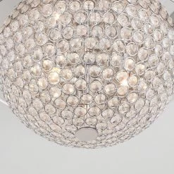 Mosby 15 in. 3-Light Mirrored Stainless Steel Flush Mount with Clear Crystal Accents by Home Decorators Collection -Outlet Home Decorators Collection Store mirrored stainless steel home decorators collection flush mount lights 16818 40 1000