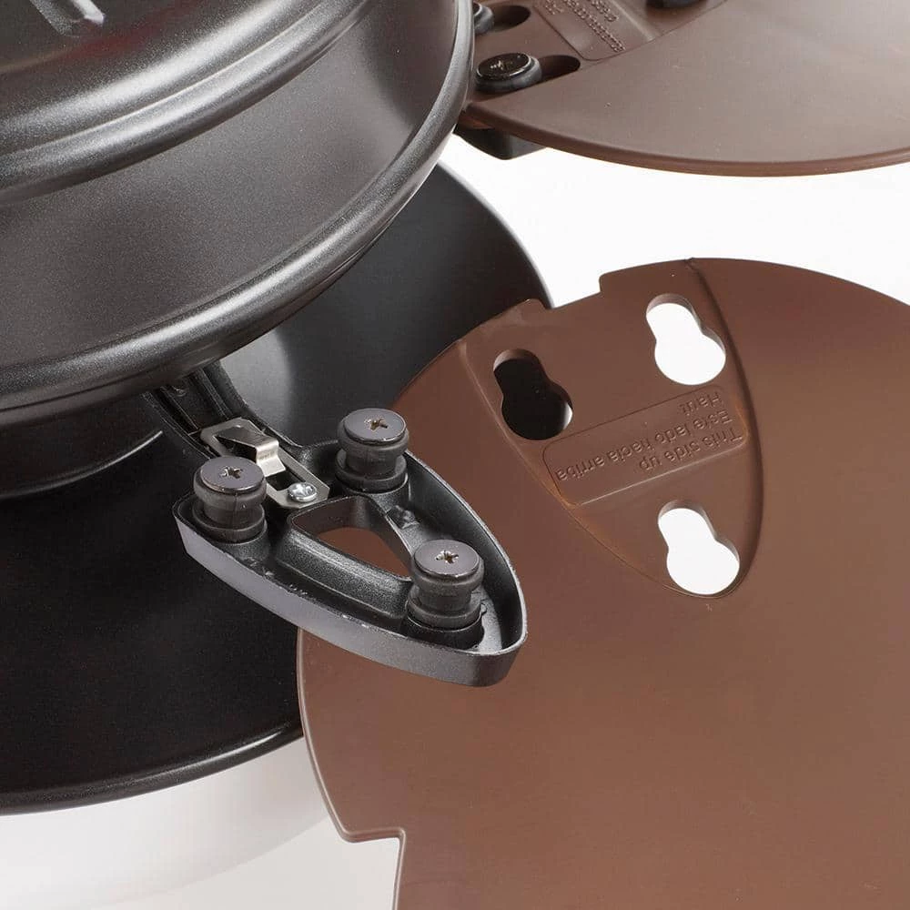 Palm Cove 52 in. Indoor/Outdoor LED Natural Iron Ceiling Fan with Light Kit, Downrod and Reversible Motor by Home Decorators Collection 12 Palm Cove 52 in. Indoor/Outdoor LED Natural Iron Ceiling Fan with Light Kit, Downrod and Reversible Motor by Home Decorators Collection - Image 10