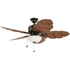 Palm Cove 52 in. Indoor/Outdoor LED Natural Iron Ceiling Fan with Light Kit, Downrod and Reversible Motor by Home Decorators Collection 28 Palm Cove 52 in. Indoor/Outdoor LED Natural Iron Ceiling Fan with Light Kit, Downrod and Reversible Motor by Home Decorators Collection -Outlet Home Decorators Collection Store natural iron home decorators collection ceiling fans with lights 51422 76 1000