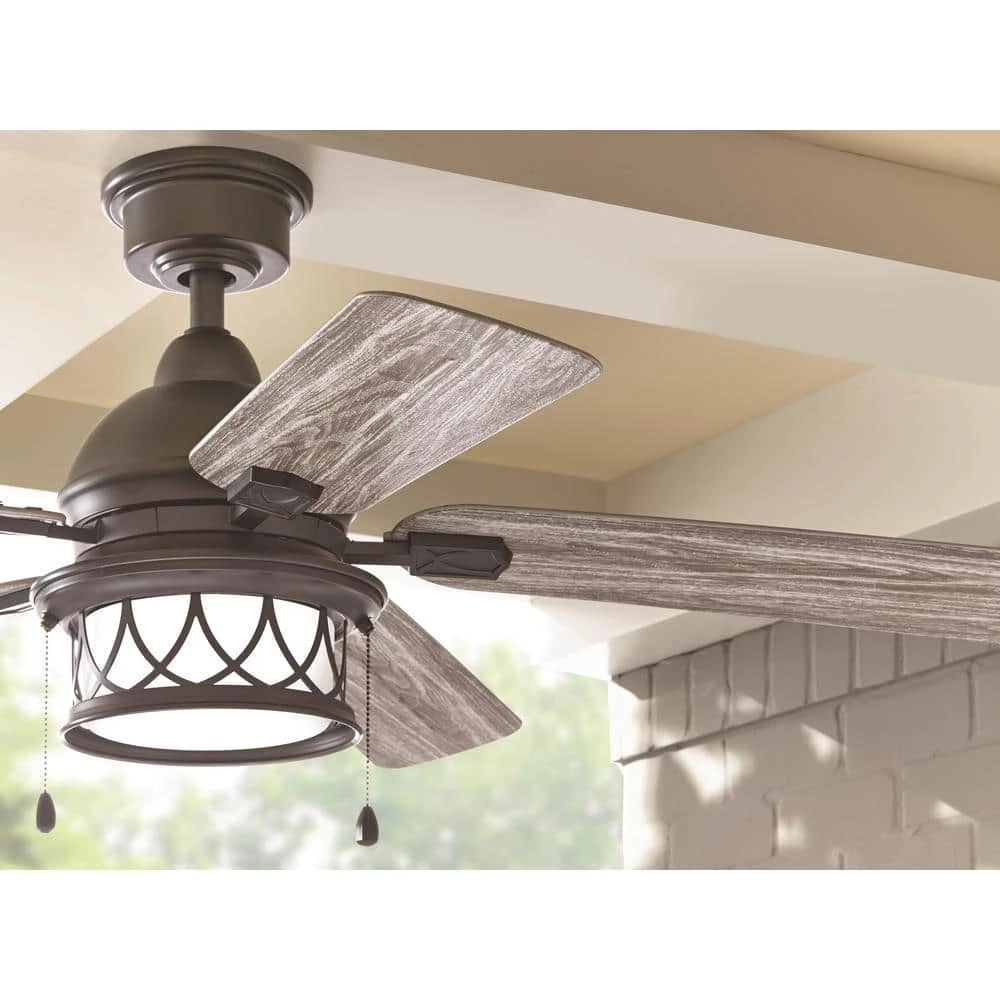 Artshire 52 in. Integrated LED Indoor/Outdoor Natural Iron Ceiling Fan with Light Kit by Home Decorators Collection 7 Artshire 52 in. Integrated LED Indoor/Outdoor Natural Iron Ceiling Fan with Light Kit by Home Decorators Collection - Image 5
