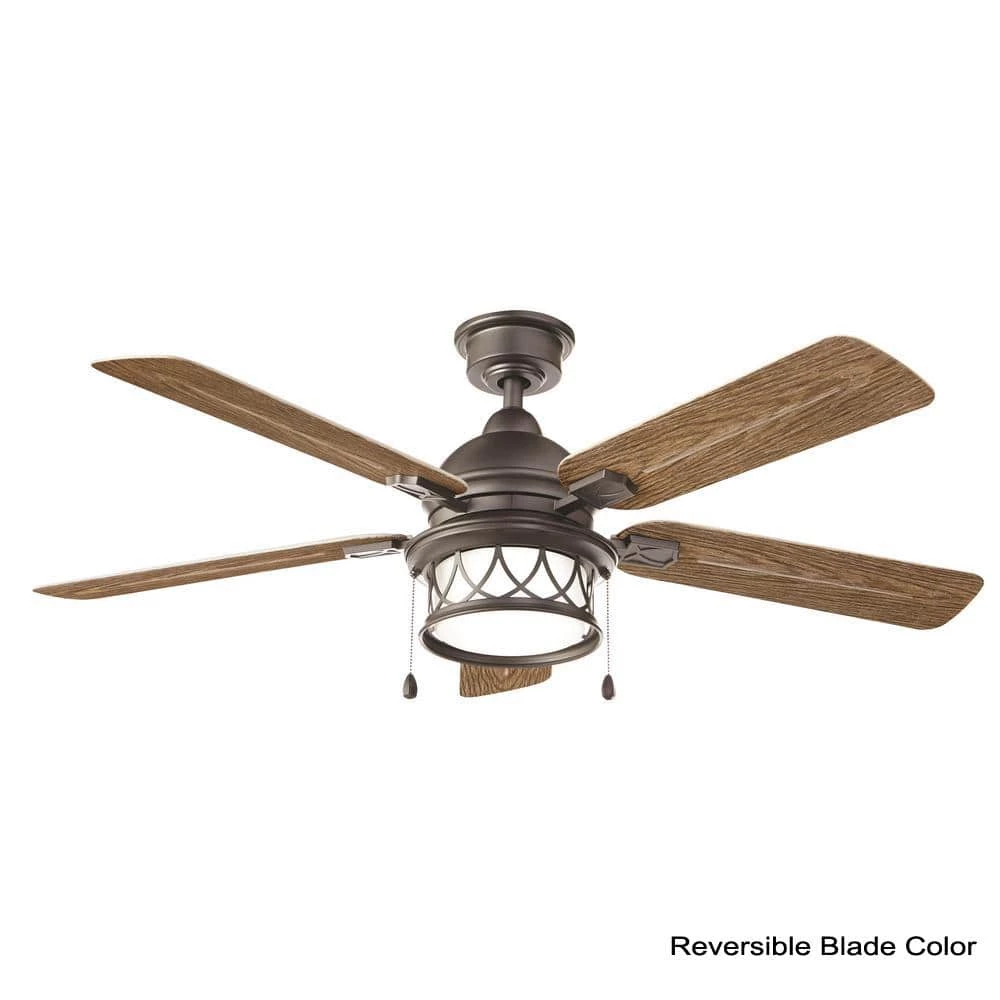 Artshire 52 in. Integrated LED Indoor/Outdoor Natural Iron Ceiling Fan with Light Kit by Home Decorators Collection 5 Artshire 52 in. Integrated LED Indoor/Outdoor Natural Iron Ceiling Fan with Light Kit by Home Decorators Collection - Image 3