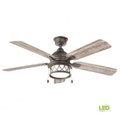 Artshire 52 in. Integrated LED Indoor/Outdoor Natural Iron Ceiling Fan with Light Kit by Home Decorators Collection 19 Artshire 52 in. Integrated LED Indoor/Outdoor Natural Iron Ceiling Fan with Light Kit by Home Decorators Collection -Outlet Home Decorators Collection Store natural iron home decorators collection ceiling fans with lights am456 ni c3 1000