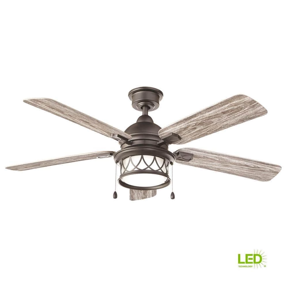 Artshire 52 in. Integrated LED Indoor/Outdoor Natural Iron Ceiling Fan with Light Kit by Home Decorators Collection 10 Artshire 52 in. Integrated LED Indoor/Outdoor Natural Iron Ceiling Fan with Light Kit by Home Decorators Collection - Image 8