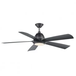 Hayden Valley 56 in. Integrated LED Indoor/Outdoor Natural Iron Ceiling Fan with Light and Remote Control by Home Decorators Collection