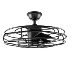 Heritage Point 25 in. Integrated LED Indoor/Outdoor Natural Iron Ceiling Fan with Light and Remote Control by Home Decorators Collection -Outlet Home Decorators Collection Store natural iron home decorators collection ceiling fans with lights am909 ni 1d 1000