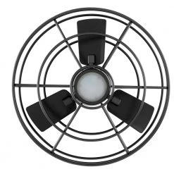 Heritage Point 25 in. Integrated LED Indoor/Outdoor Natural Iron Ceiling Fan with Light and Remote Control by Home Decorators Collection -Outlet Home Decorators Collection Store natural iron home decorators collection ceiling fans with lights am909 ni 40 1000