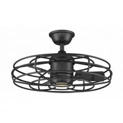 Heritage Point 25 in. Integrated LED Indoor/Outdoor Natural Iron Ceiling Fan with Light and Remote Control by Home Decorators Collection -Outlet Home Decorators Collection Store natural iron home decorators collection ceiling fans with lights am909 ni c3 1000