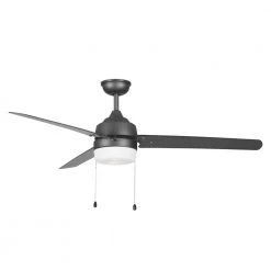 Carrington II 60 in. LED Indoor/Outdoor Natural Iron Ceiling Fan with Light by Home Decorators Collection