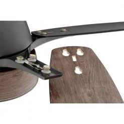 Parkridge 52 in. LED Natural Iron Ceiling Fan With Light and Remote Control by Home Decorators Collection -Outlet Home Decorators Collection Store natural iron home decorators collection ceiling fans with lights yg614 ni 4f 1000