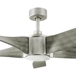 Sky Parlor 56 in. Integrated LED Indoor Burnished Nickel Ceiling Fan with Light by Home Decorators Collection -Outlet Home Decorators Collection Store nickel home decorators collection ceiling fans with lights 34613 66 1000
