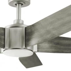Sky Parlor 56 in. Integrated LED Indoor Burnished Nickel Ceiling Fan with Light by Home Decorators Collection -Outlet Home Decorators Collection Store nickel home decorators collection ceiling fans with lights 34613 a0 1000