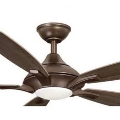Petersford 56 in. Integrated LED Indoor Oil Rubbed Bronze Ceiling Fan with Light Kit and Remote Control by Home Decorators Collection -Outlet Home Decorators Collection Store oil rubbed bronze home decorators collection ceiling fans with lights 24626 c3 1000
