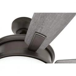 Anselm 54 in. Integrated LED Indoor Oil Rubbed Bronze Ceiling Fan with Light Kit and Remote Control by Home Decorators Collection -Outlet Home Decorators Collection Store oil rubbed bronze home decorators collection ceiling fans with lights sw1478 54inorb 66 1000