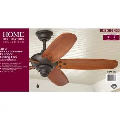 Altura 48 in. Indoor/Outdoor Oil-Rubbed Bronze Ceiling Fan with Downrod and Reversible Motor; Light Kit Adaptable by Home Decorators Collection -Outlet Home Decorators Collection Store oil rubbed bronze home decorators collection ceiling fans without lights 51748 c3 1000