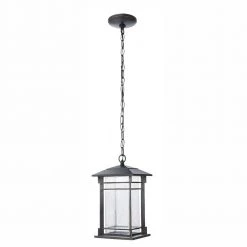 Oil Rubbed Bronze Outdoor Integrated LED Hanging Pendant Light by Home Decorators Collection