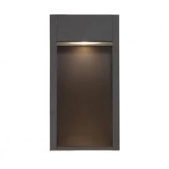 Monticello 1-Light Oil Rubbed Bronze Outdoor Integrated LED Wall Lantern Sconce with Etched Lens by Home Decorators Collection -Outlet Home Decorators Collection Store oil rubbed bronze home decorators collection outdoor sconces 23701 4f 1000